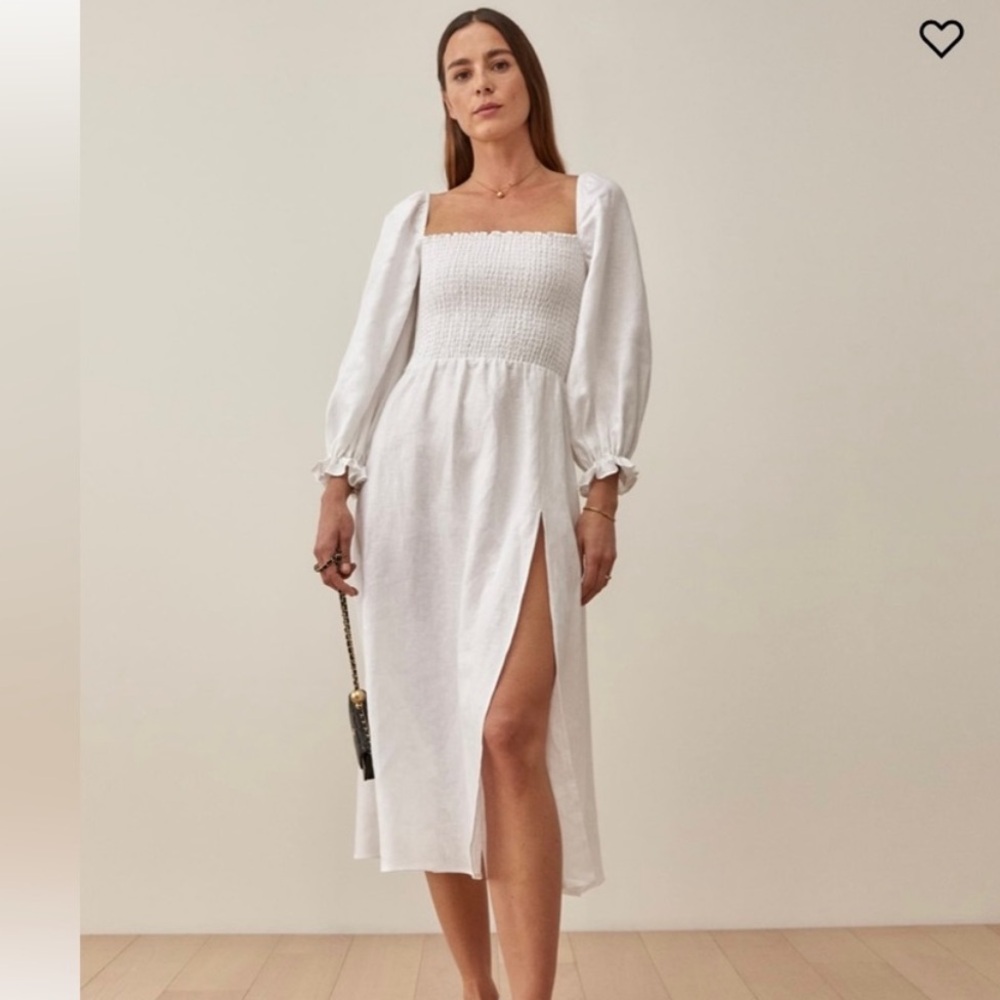 Reformation Gitane Linen Dress